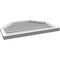 Ekena Millwork Octagonal Top Surface Mount PVC Gable Vent w/ 2"W x 2"P Brickmould Sill Frame, 34"W x 24"H GVPOT34X2403SF - alternate 3